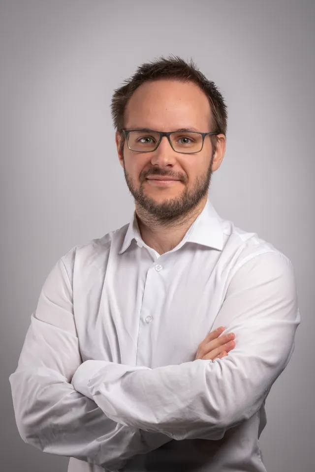 Portrait of Alexandre Lemyre, founder of THEOR-E